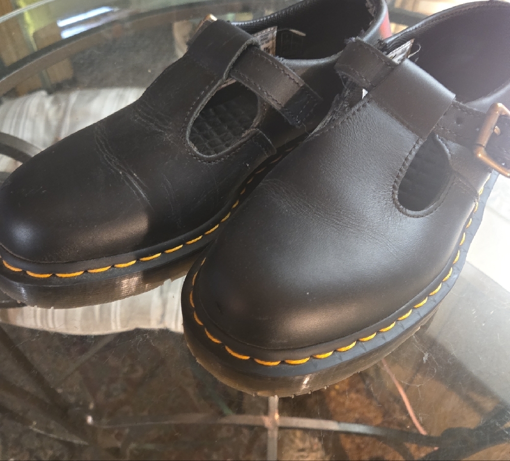 Dr. Martens Black Mary Jane Shoes - Picture 6 of 10